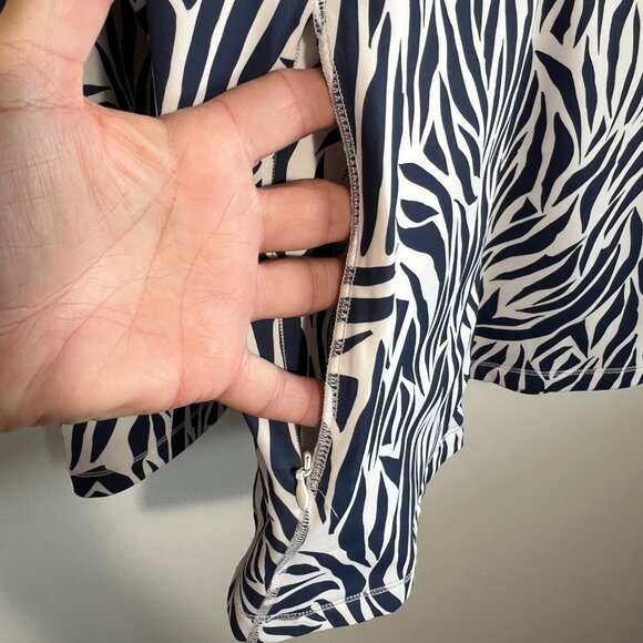 Cutter & Buck Women's Dry Tec Jacket, Hood, Pockets, Blue/White, Size L - Picture 6 of 9